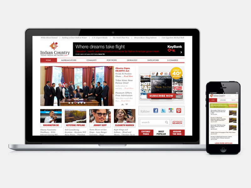 Indian Country Today Media Network claimed 550,000 unique visitors in 2013.